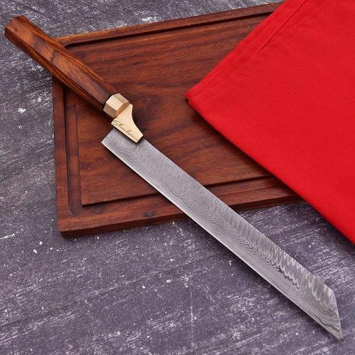 Shaw Knives - R0048 - Tafelmes - Olive - Lus broodmessen, Antiek en Kunst, Antiek | Keukenbenodigdheden