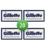 Gillette Combi Scheermesjes Platinum 20 mesjes, Nieuw, Verzenden