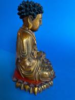 Buddha sitzend asiatisch - Hout - China (Zonder, Antiek en Kunst