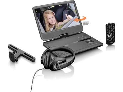 Lenco DVP-1010BK - Portable 10 DVD-speler met, Huis en Inrichting, Woonaccessoires | Overige, Zo goed als nieuw, Verzenden