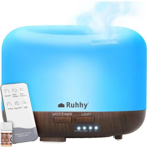 Ruhhy Aroma Diffuser - LED Humidifier 300ml met Afstandsb..., Sieraden, Tassen en Uiterlijk, Uiterlijk | Parfum, Nieuw, Ophalen of Verzenden