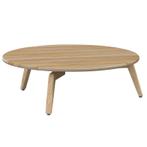 4 Seasons Outdoor Zucca salontafel 90xH30 cm teak, Ophalen of Verzenden, Nieuw, Teakhout