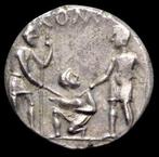 Romeinse Republiek. Ti. Veturius, 137 v.Chr.. Denarius Rome