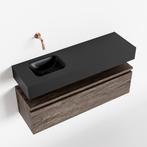 MONDIAZ ANDOR 100cm toiletmeubel dark brown. LEX 100cm, Ophalen of Verzenden, Nieuw, Bad
