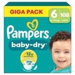 Pampers Baby-Dry Maat 6 Luiers, Kinderen en Baby's, Overige Kinderen en Baby's, Verzenden, Nieuw