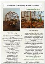 Ei-catcher : natuurlijk & stoer draadbal stel zelf je, Ophalen of Verzenden, Nieuw