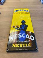 Plaque émaillée chocolat NESCAO french enamel signenamel -