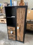 Raw bergkast, recycled hout (nieuw, outlet)