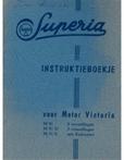 1962 SUPERIA VICTORIA M51 INSTRUCTIEBOEKJE NEDERLANDS