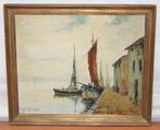 Gino Karolyi (XX) - Reflejos en el muelle