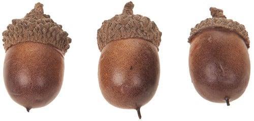 Eikeltjes kunst los 2,5 cm 24 stuks, Huis en Inrichting, Woonaccessoires | Kunstplanten en Kunstbloemen, Nieuw, Ophalen of Verzenden