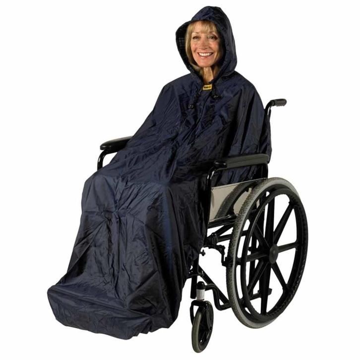 Rolstoelponcho Wheely Mac zonder mouwen Deluxe | Ongevoerd |, Diversen, Brommobielen en Scootmobielen, Ophalen of Verzenden