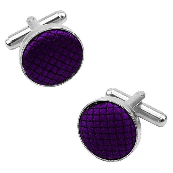 Fako Bijoux - Manchetknopen - Staal & Ruit - Ø 16mm -, Sieraden, Tassen en Uiterlijk, Manchetknopen, Verzenden