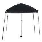 Protecq Bimini Boot parasol 200 x 200cm Antraciet Zwart Tilt, Nieuw, Ophalen of Verzenden