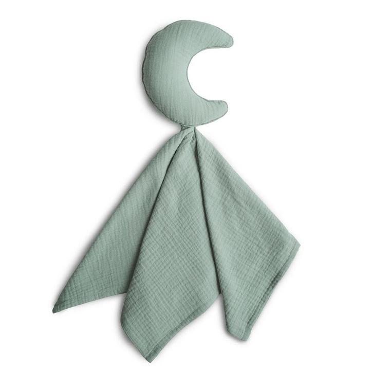 Mushie Knuffeldoekje - Lovely Blanket - Moon Green, Kinderen en Baby's, Speelgoed | Babyspeelgoed, Nieuw, Ophalen of Verzenden