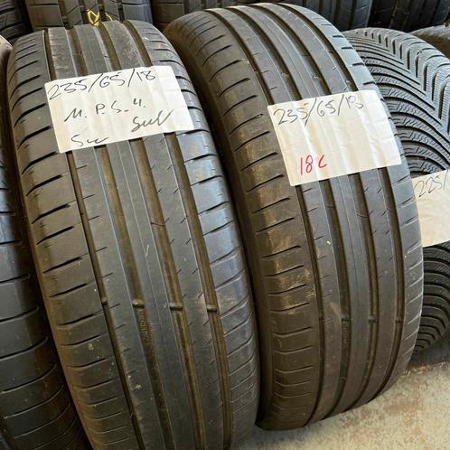 2 x Michelin Pilot Sport 4 235-65-18 Zomerbanden 5mm, Auto-onderdelen, Banden en Velgen, 18 inch, Zomerbanden, 235 mm, Personenwagen