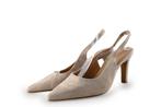Manfield Slingbacks in maat 37 Beige | 10% korting, Verzenden, Beige, Zo goed als nieuw, Manfield