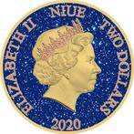 Niue. 2 Dollars 2020 Star Wars - Darth Vader with Stardust