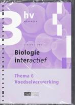 Biologie interactief havo vwo thema 6 voedselverwerking, Verzenden, Nieuw, F. Behnen