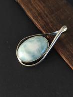 Geen reserve - Larimar - Ciondolo zilver 925 - Hoogte: 0.5