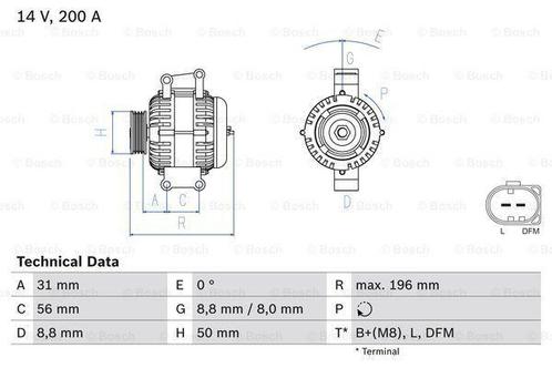 Dynamo / Alternator MERCEDES-BENZ VIANO (CDI 2.0,CDI 2.0..., Auto-onderdelen, Motor en Toebehoren, Nieuw, Ophalen of Verzenden
