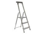 TRAPLADDER ALUMINIUM 6 TREDEN EURO STEP (Voor in Huis), Nieuw, Verzenden