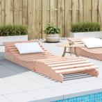 vidaXL Ligbed 205x70x31,5 cm massief douglashout, Tuin en Terras, Ligbedden, Verzenden, Nieuw