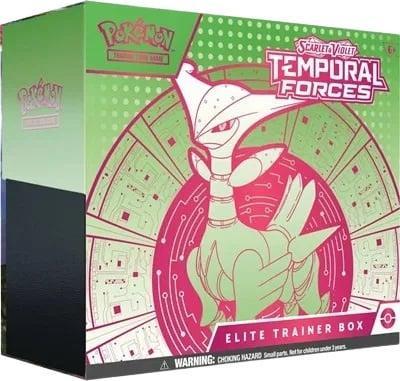 Pokémon TCG - Temporal Forces Elite Trainer Box [Iron Lea.., Hobby en Vrije tijd, Verzamelkaartspellen | Pokémon, Zo goed als nieuw