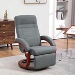 TRUUSK Relaxstoel TV-stoel Met Ligfunctie, Houten Armleuning, Huis en Inrichting, Fauteuils, Verzenden, Nieuw