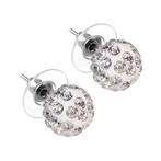 Fako Bijoux® - Oorbellen - Disco Dots - Steker - Wit, Sieraden, Tassen en Uiterlijk, Oorbellen, Verzenden, Nieuw