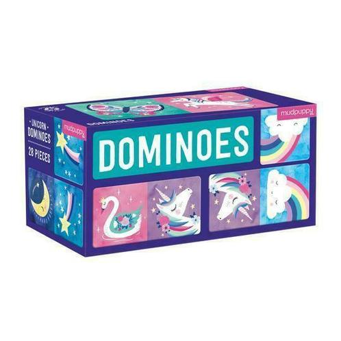 Mudpuppy Domino - Unicorn, Kinderen en Baby's, Speelgoed | Educatief en Creatief, Nieuw, Ophalen of Verzenden
