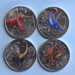 Oostenrijk. 3 Euro 2021 (4 stuks) (Zonder minimumprijs), Postzegels en Munten, Munten | Europa | Euromunten