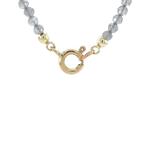 Vintage labradoriet met parel collier 14 krt, Ophalen of Verzenden, Nieuw