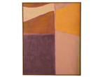 Muurdecoratie canvas multicolour FSC 100% - l80xb100xh3,5cm, Verzenden, Nieuw