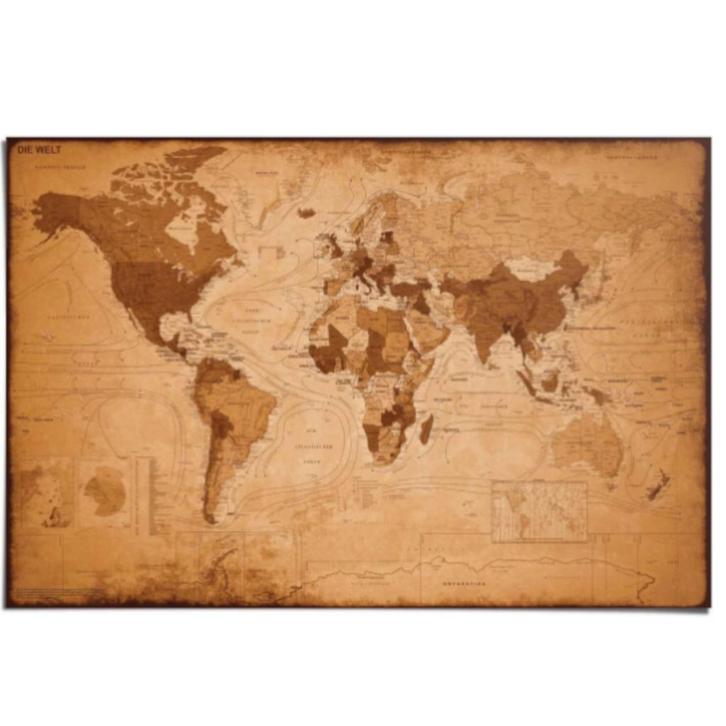Kurk prikbord wereldkaart, Huis en Inrichting, Woonaccessoires | Memoborden, Ophalen of Verzenden