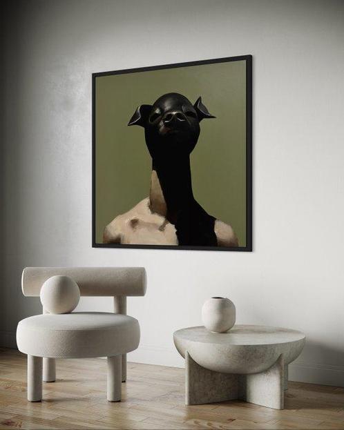 Houessou Koffins Bryan (1999) - La part obscure, Antiek en Kunst, Kunst | Schilderijen | Modern