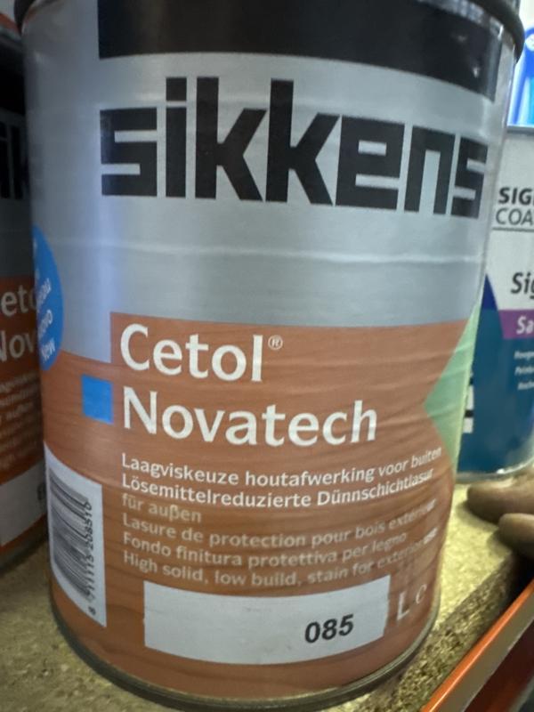 Sikkens Cetol Novatech - 1 Liter - teak, Doe-het-zelf en Verbouw, Verf, Beits en Lak, Verf, Overige kleuren, Nieuw, Minder dan 5 liter