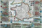 Europa, Kaart - Frankrijk; De La Feuille - La France Moderne, Boeken, Atlassen en Landkaarten, Nieuw