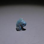 Oud-Egyptisch Faience Toeris kralenamulet. Amarnaperiode., Verzamelen