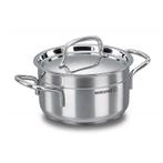 Korkmaz Alfa serie kookpan 2.5L 18 x 10 cm RVS met dubbele, Huis en Inrichting, Keuken | Potten en Pannen, Ophalen of Verzenden