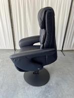 Meubelzorg Fameux sta op en relaxstoel in leder, ZGAN!, Huis en Inrichting, Fauteuils, Minder dan 75 cm, Ophalen of Verzenden