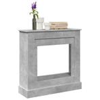 vidaXL Haardombouw 90x30x90 cm bewerkt hout betongrijs, Verzenden, Nieuw