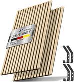 Wandpanelen - Akoestische panelen - Lattenwand - 2 stuks - 1, Verzenden