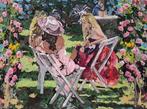 Bartolo Gentiluomo (XX) - Ladies in the garden, Antiek en Kunst