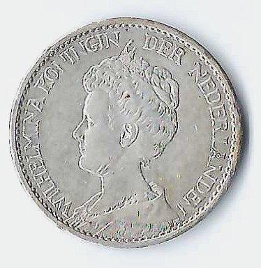 Nederland. Wilhelmina. 1 Gulden 1914 (Zonder Minimumprijs), Postzegels en Munten, Munten | Nederland