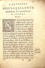Andrea Bacci - Discorso dellAlicorno. - 1582, Antiek en Kunst
