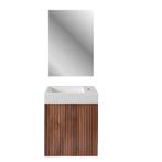 Fonteinset BWS Sona Fonteinkast Hout Wastafel Glanzend Wit, Doe-het-zelf en Verbouw, Sanitair, Ophalen of Verzenden, Nieuw, Bad