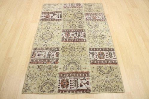 Authentiek patchwork - Vloerkleed - 105 cm - 160 cm, Huis en Inrichting, Stoffering | Tapijten en Kleden