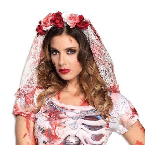 Diadeem horror bruid, Hobby en Vrije tijd, Feestartikelen, Feestartikel, Nieuw, Verzenden