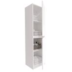 Kolomkast BWS Jupiter 135 cm 2 Deuren Wit, Ophalen of Verzenden, Nieuw